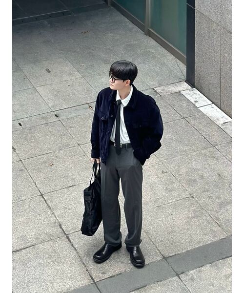 NONBLANK（ノンブランク）の「[SAINT YEAR] セミワイドフィットスラックス_GREY（スラックス・メンズ・その他・SMALL/MEDIUM/LARGE/X-LARGE/XX-LARGE）」の12枚目の写真