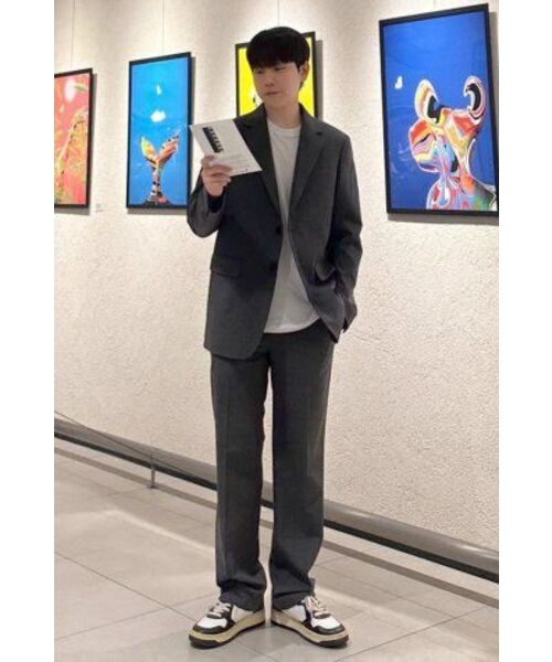 NONBLANK（ノンブランク）の「[SAINT YEAR] セミワイドフィットスラックス_GREY（スラックス・メンズ・その他・SMALL/MEDIUM/LARGE/X-LARGE/XX-LARGE）」の8枚目の写真