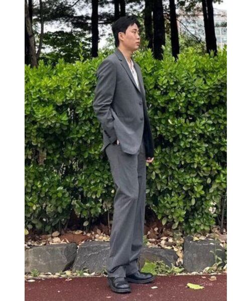 NONBLANK（ノンブランク）の「[SAINT YEAR] セミワイドフィットスラックス_GREY（スラックス・メンズ・その他・SMALL/MEDIUM/LARGE/X-LARGE/XX-LARGE）」の10枚目の写真