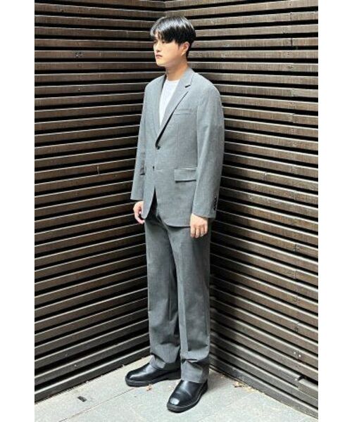 NONBLANK（ノンブランク）の「[SAINT YEAR] セミワイドフィットスラックス_GREY（スラックス・メンズ・その他・SMALL/MEDIUM/LARGE/X-LARGE/XX-LARGE）」の2枚目の写真