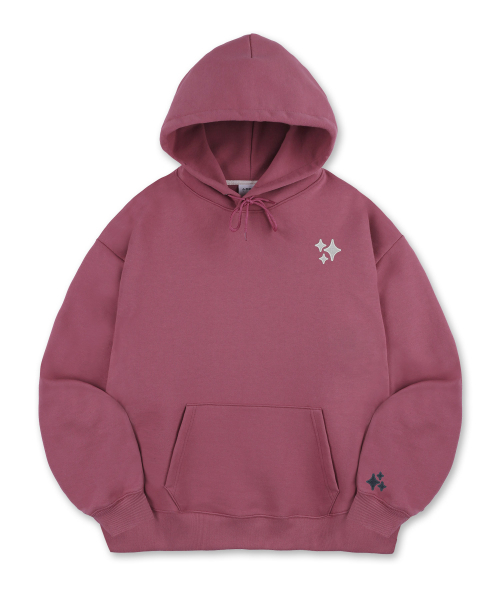 ambler（エムブラー）の「スリースターズ刺繍フードパーカーAHP1204（ピンク）（パーカー・レディース・その他・SMALL）」の2枚目の写真
