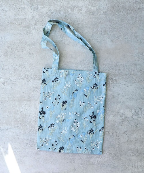 yuni(ユニ )の「△Floral embroidely BAG 1701BG001261(トートバッグ・レディース・ブルー/イエロー・FREE)」の4枚目の写真
