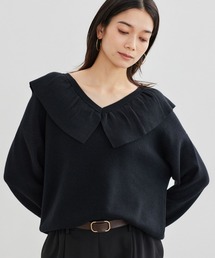 BARNYARDSTORM | BARNYARDSTORM / 2WAYフレアカラーニット(ニット/セーター)