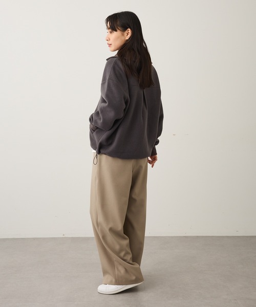 CRAFT STANDARD BOUTIQUE（クラフトスタンダードブティック）の「起毛ハーフジッププルオーバー ◆（Tシャツ/カットソー・レディース・アイボリー/チャコールグレー/ライトグレー・FREE）」の19枚目の写真