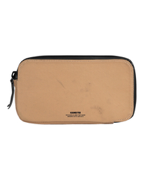 KANEITEI（カネイテイ）の「BRICK ZIP WALLET L (BEIGE) / UPCYCLED（札入れ/マネークリップ・メンズ）」