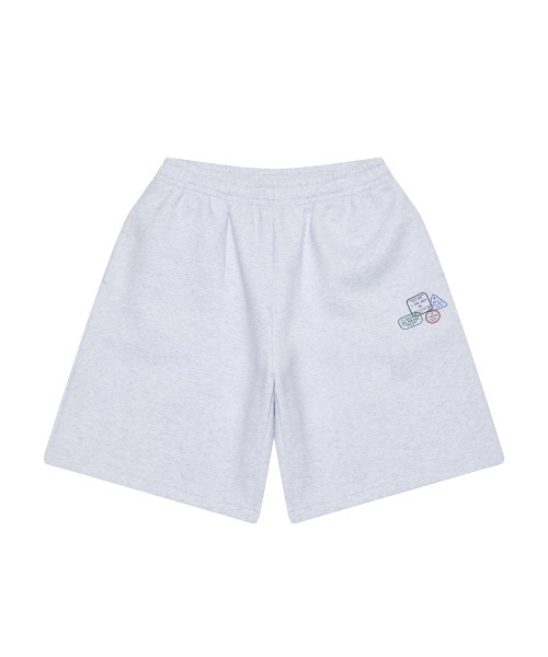 GET IT ON(ゲットイットオン)の「シグネチャーワイドスウェットハーフパンツ_ホワイト(その他パンツ・メンズ・その他・F)」の3枚目の写真