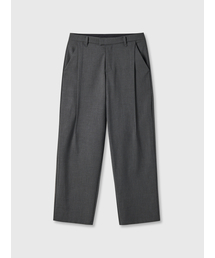 FRAGE（フラゲ）の「エイシックピンタックワイドストレートスラックス - チャコール（スラックス）」