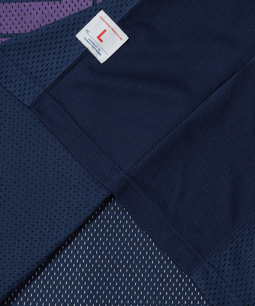 OUTSTANDING(アウトスタンディング)の「FOOTBALL MESH T-SHIRT_NAVY(Tシャツ/カットソー・レディース・その他・SMALL/MEDIUM/LARGE)」の7枚目の写真