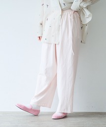 yuni | Rayon/cotton twill product dye drawstrings パンツ(その他パンツ)