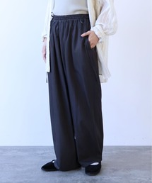 yuni（ユニ　）の「Rayon/cotton twill product dye drawstrings パンツ（その他パンツ）」