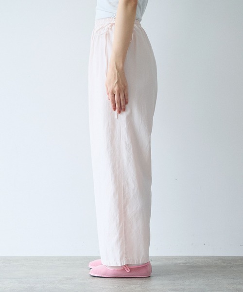 yuni（ユニ　）の「Rayon/cotton twill product dye drawstrings パンツ（その他パンツ・レディース・ピンク/ブルー・FREE）」の17枚目の写真