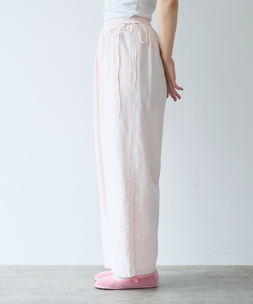 yuni（ユニ　）の「Rayon/cotton twill product dye drawstrings パンツ（その他パンツ・レディース・ピンク/ブルー・FREE）」の19枚目の写真