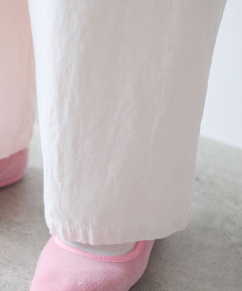 yuni（ユニ　）の「Rayon/cotton twill product dye drawstrings パンツ（その他パンツ・レディース・ピンク/ブルー・FREE）」の22枚目の写真