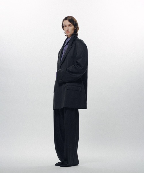 KEISUKEYOSHIDA(ケイスケヨシダ)の「Wilted Collar Tailor(テーラードジャケット・レディース・ブラック・S/M)」の3枚目の写真