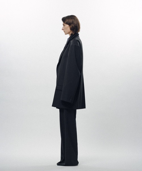KEISUKEYOSHIDA(ケイスケヨシダ)の「Wilted Collar Tailor(テーラードジャケット・レディース・ブラック・S/M)」の4枚目の写真