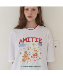 アミテクレヨンTシャツ - ホワイト