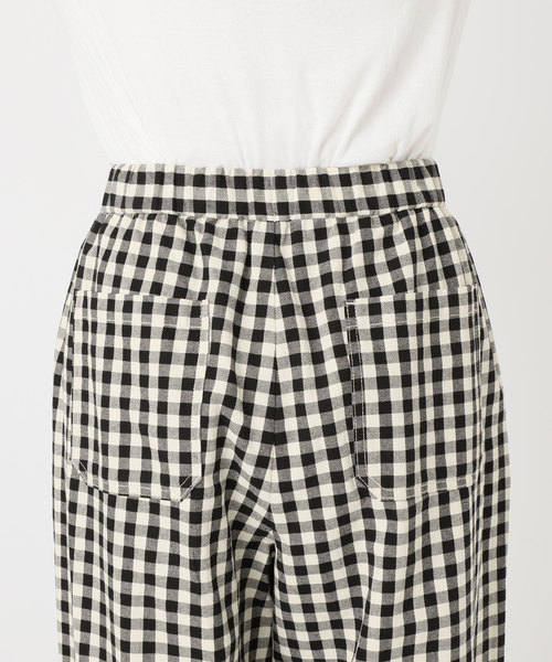 JOURNAL STANDARD relume（ジャーナルスタンダード　レリューム）の「［26SS新作］コットンツイルギャザーワイドパンツ（その他パンツ・レディース・ブラック/ピンク/アイボリー・36/38）」の13枚目の写真