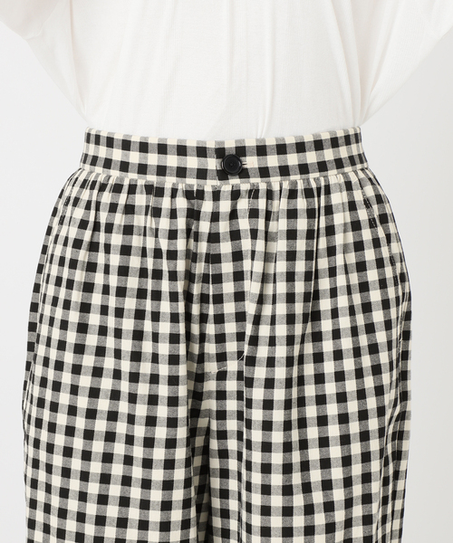 JOURNAL STANDARD relume（ジャーナルスタンダード　レリューム）の「［26SS新作］コットンツイルギャザーワイドパンツ（その他パンツ・レディース・ブラック/ピンク/アイボリー・36/38）」の14枚目の写真