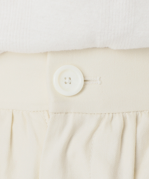 JOURNAL STANDARD relume（ジャーナルスタンダード　レリューム）の「［26SS新作］コットンツイルギャザーワイドパンツ（その他パンツ・レディース・ブラック/ピンク/アイボリー・36/38）」の22枚目の写真