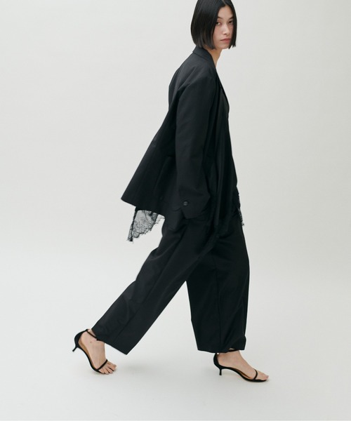 LARUTA(ラルータ)の「【LARUTA】アウトポケットテーラードジャケット(テーラードジャケット・レディース・ブラック/ブラウン/ベージュ/ストライプ・FREE)」の19枚目の写真