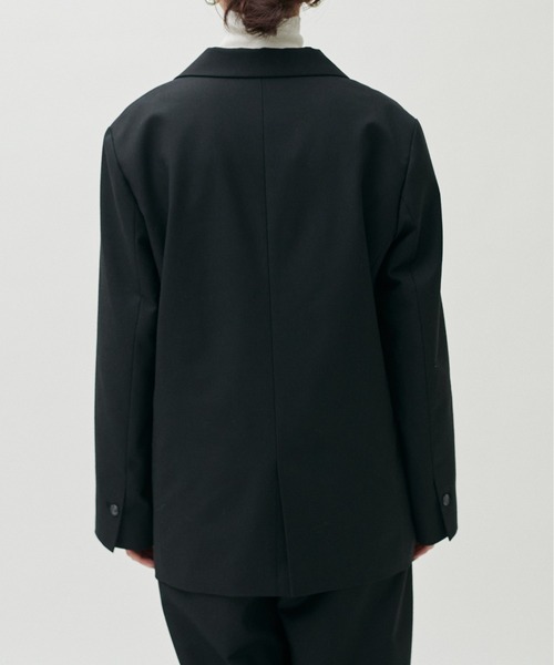 LARUTA(ラルータ)の「【LARUTA】アウトポケットテーラードジャケット(テーラードジャケット・レディース・ブラック/ブラウン/ベージュ/ストライプ・FREE)」の7枚目の写真