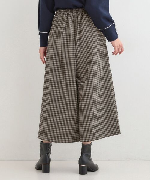 SHOO・LA・RUE（シューラルー）の「【洗濯機可/S-LL】体型カバーにも ガウチョパンツ（その他パンツ・レディース・ブラウン系2/ネイビー/チャコールグレー・01/02/03/04）」の5枚目の写真