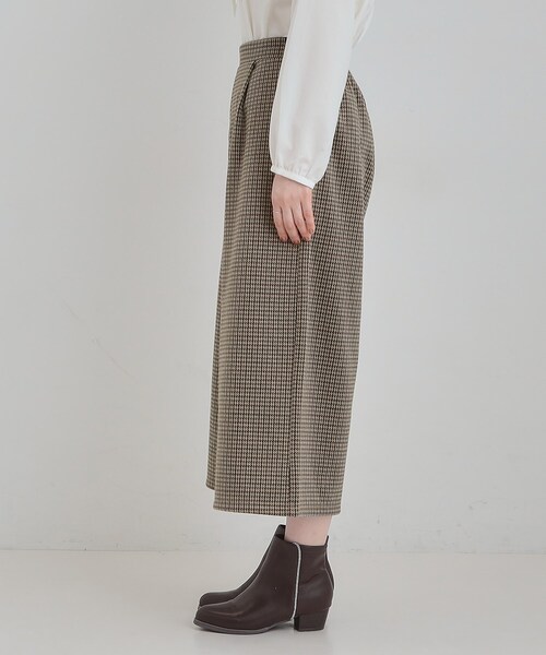 SHOO・LA・RUE（シューラルー）の「【洗濯機可/S-LL】体型カバーにも ガウチョパンツ（その他パンツ・レディース・ブラウン系2/ネイビー/チャコールグレー・01/02/03/04）」の16枚目の写真