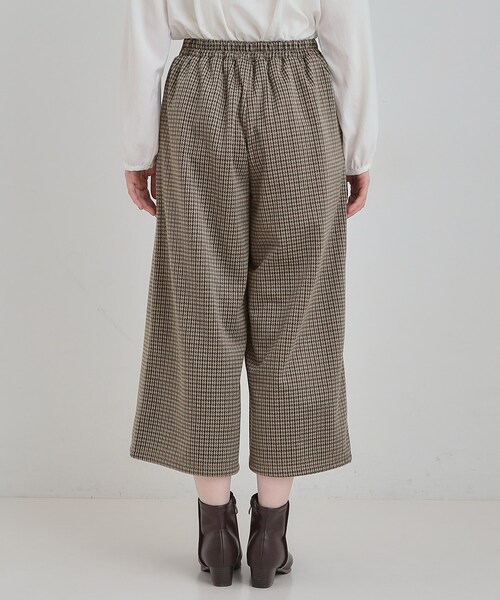 SHOO・LA・RUE（シューラルー）の「【洗濯機可/S-LL】体型カバーにも ガウチョパンツ（その他パンツ・レディース・ブラウン系2/ネイビー/チャコールグレー・01/02/03/04）」の17枚目の写真