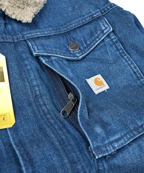 Carhartt(カーハート)の「【T14】【Carhartt/カーハート】RELAXED FIT DENIM SHERPA-JACKET(デニムジャケット・メンズ・インディゴブルー・SMALL/MEDIUM/LARGE/X-LARGE)」の7枚目の写真