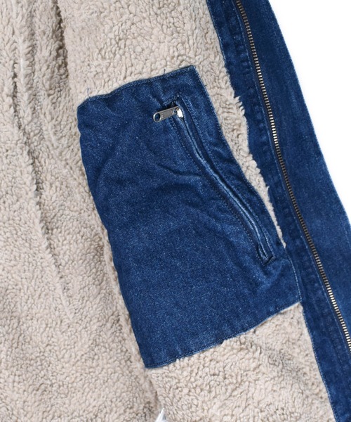 Carhartt(カーハート)の「【T14】【Carhartt/カーハート】RELAXED FIT DENIM SHERPA-JACKET(デニムジャケット・メンズ・インディゴブルー・SMALL/MEDIUM/LARGE/X-LARGE)」の12枚目の写真