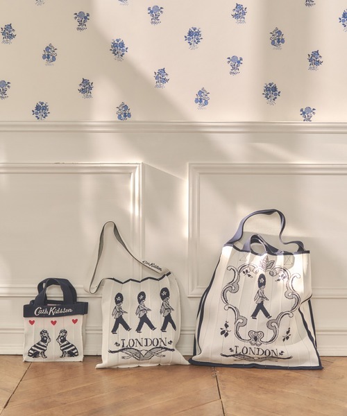 Cath Kidston（キャスキッドソン）の「【ZOZO限定カラーあり】【Cath Kidston×KNT365】Co-Knitty（ハンドバッグ・レディース・ネイビー/ピンク/レッド/ネイビー系/ピンク系・FREE）」の15枚目の写真