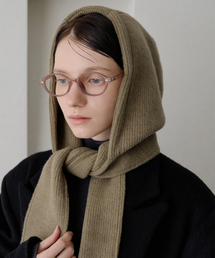 BIBYSEOB（バイバイソプ）の「マフラー バラクラバ カーキ [T54]（キャップ・レディース）」