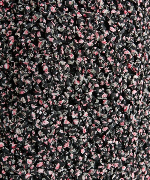 ear PAPILLONNER（イアパピヨネ）の「花柄シャーリングスカート【SUM1 STYLE】（スカート・レディース・ブラック・FREE）」の16枚目の写真