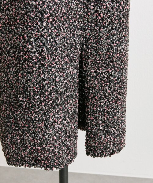 ear PAPILLONNER（イアパピヨネ）の「花柄シャーリングスカート【SUM1 STYLE】（スカート・レディース・ブラック・FREE）」の20枚目の写真