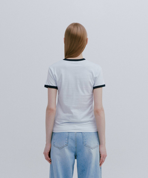 MAIS(マイス)の「CORN FIELDS RINGER T-SHIRT / BLUE(Tシャツ/カットソー・レディース・その他・FREE)」の5枚目の写真