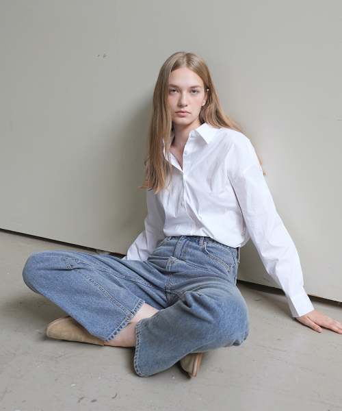 PAUL&ALICE(ポール&アリス)の「LOOSE FIT SHIRT / WHITE(シャツ/ブラウス・レディース・ホワイト・FREE)」の1枚目の写真