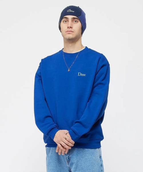 DIME(ダイム)の「Dime/ダイム トレーナー スウェット クルーネック Classic Small Logo Crewneck(スウェット・メンズ・グリーン/グレー/ネイビー・M/S/XS/L)」の2枚目の写真
