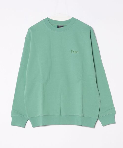 DIME(ダイム)の「Dime/ダイム トレーナー スウェット クルーネック Classic Small Logo Crewneck(スウェット・メンズ・グリーン/グレー/ネイビー・M/S/XS/L)」の11枚目の写真