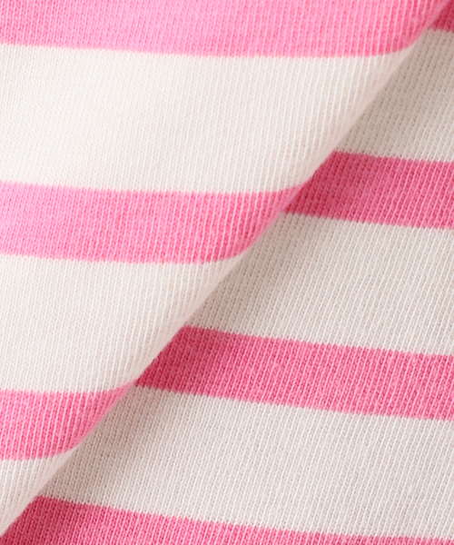 OUTDOOR PRODUCTS（アウトドアプロダクツ）の「コットンボーダークルーネックワイドTEE（Tシャツ/カットソー・レディース・ピンク/ブラウン/パープル・FREE）」の21枚目の写真