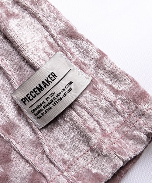 PIECEMAKER(ピースメーカー)の「VELVET WAVE STITCH BOOTS PANTS (PINK)(スウェットパンツ・レディース・その他・FREE)」の4枚目の写真