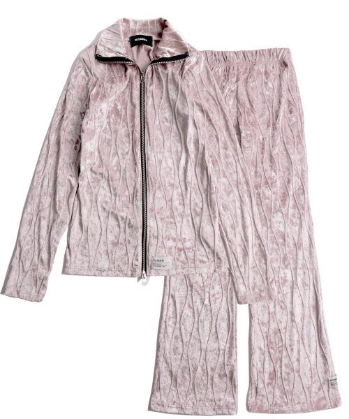 PIECEMAKER(ピースメーカー)の「VELVET WAVE STITCH BOOTS PANTS (PINK)(スウェットパンツ・レディース・その他・FREE)」の6枚目の写真