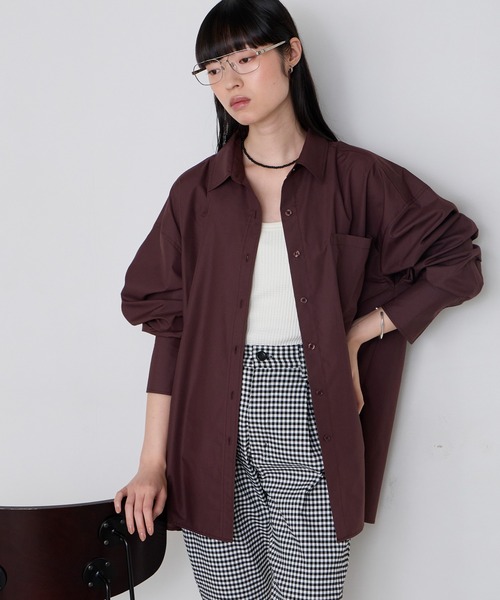 forksy】＜エブリデイシリーズ＞ロングカフス オーバーサイズ ルーズ