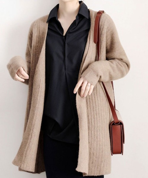 SallyLunn(サリーラン)の「リラックスシルエットシャツ(シャツ/ブラウス・レディース・ブラック/ホワイト・MEDIUM/LARGE)」の3枚目の写真