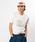 Elanque�i�G�����N�j�́ugraphic lame print T-shirt / �O���t�B�b�N�����v�����gT�V���c�iT�V���c/�J�b�g�\�[�j�v�b�z���C�g