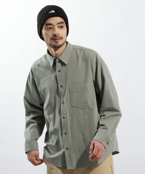 BAYFLOW（ベイフロー）の「スプリングカラーシャツ（シャツ/ブラウス・メンズ・ライトブルー/ホワイト/カーキ・MEDIUM/LARGE）」の10枚目の写真