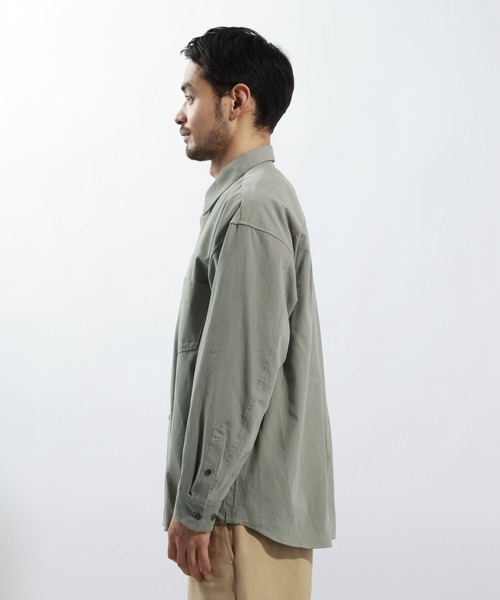 BAYFLOW（ベイフロー）の「スプリングカラーシャツ（シャツ/ブラウス・メンズ・ライトブルー/ホワイト/カーキ・MEDIUM/LARGE）」の15枚目の写真