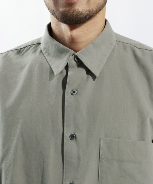 BAYFLOW（ベイフロー）の「スプリングカラーシャツ（シャツ/ブラウス・メンズ・ライトブルー/ホワイト/カーキ・MEDIUM/LARGE）」の17枚目の写真