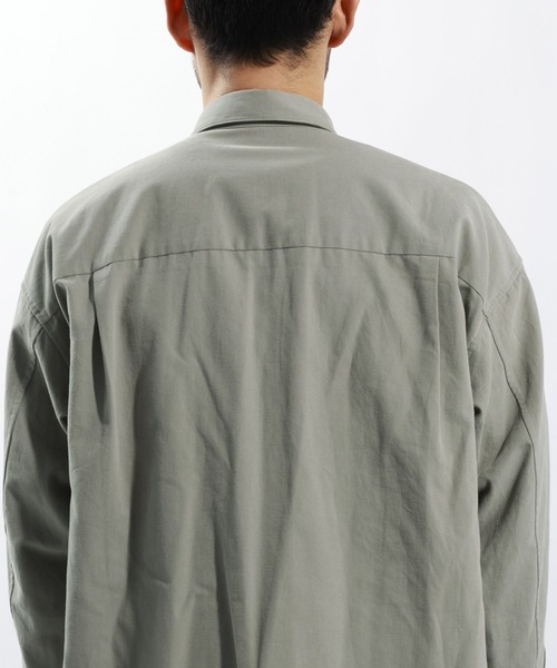 BAYFLOW（ベイフロー）の「スプリングカラーシャツ（シャツ/ブラウス・メンズ・ライトブルー/ホワイト/カーキ・MEDIUM/LARGE）」の18枚目の写真