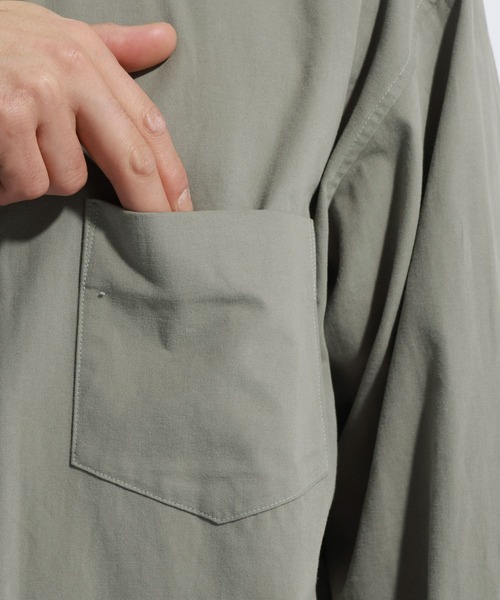 BAYFLOW（ベイフロー）の「スプリングカラーシャツ（シャツ/ブラウス・メンズ・ライトブルー/ホワイト/カーキ・MEDIUM/LARGE）」の20枚目の写真