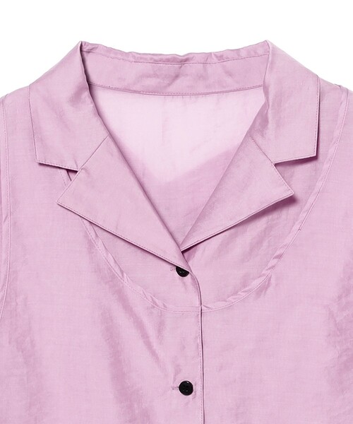 Ray BEAMS（レイビームス）の「シアー レイヤード シャツ（シャツ/ブラウス・レディース・ピンク/ホワイト系その他6・ONE SIZE）」の21枚目の写真